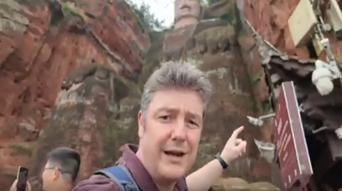 China's Leshan Giant Buddha - the largest Buddha statue in the world