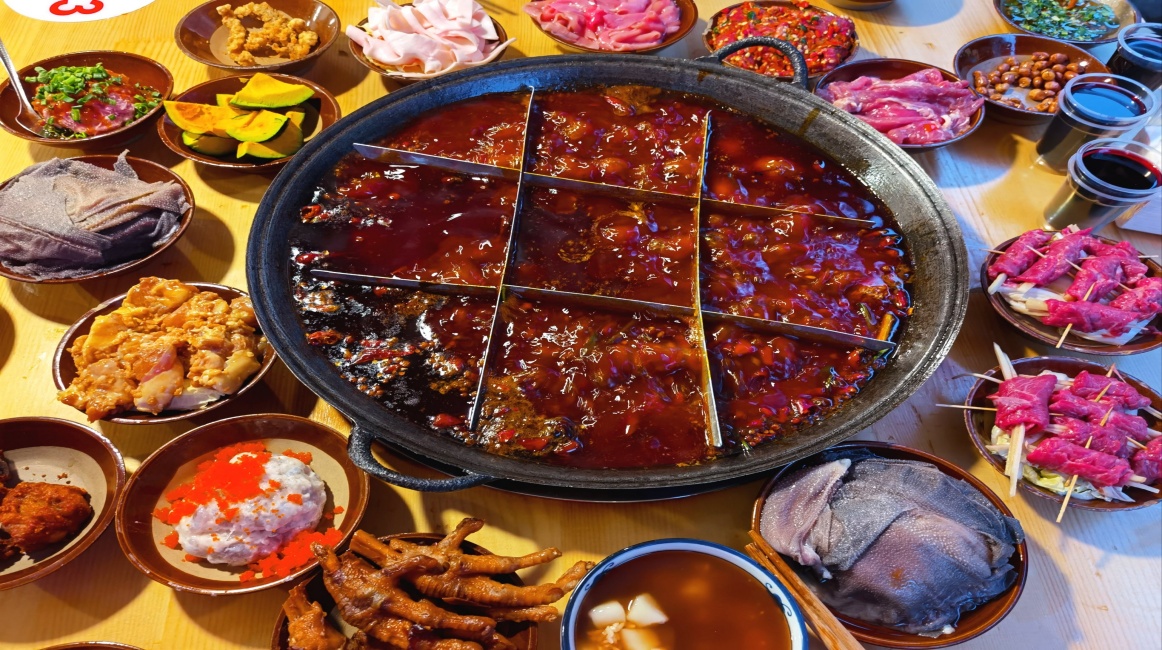 Chongqing's vibrant broth, a city brimming with spicy flavors, embodies the city's spirit and character.