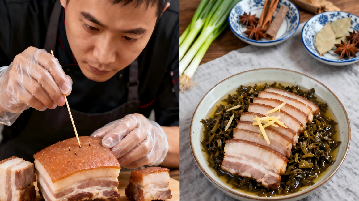 梅菜扣肉成品图2